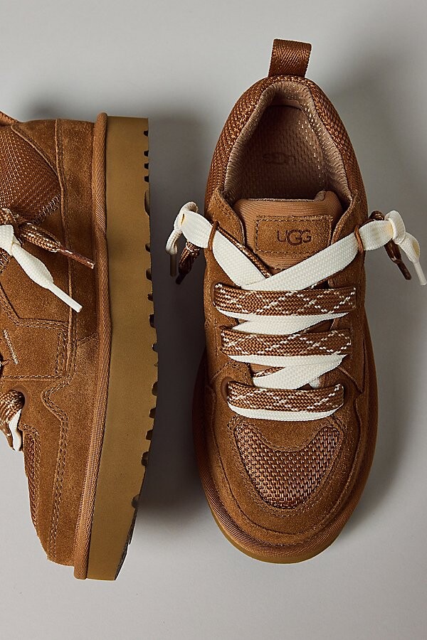 UGG Women's Lo Lowmel Sneaker in Chestnut