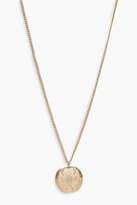 Thumbnail for your product : boohoo Scorpio Zodiac Coin Pendant Necklace
