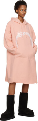 MM6 MAISON MARGIELA Pink Oversized Minidress