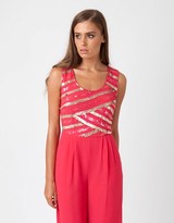 Thumbnail for your product : Lipsy Maya Deluxe Sequin Stripe Jumpsuit