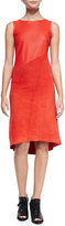 Thumbnail for your product : Rag and Bone 3856 Rag & Bone Gracie Leather/Suede Sleeveless Dress
