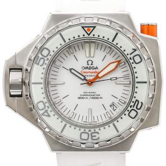 Omega Seamaster White Steel Watches