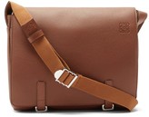 Thumbnail for your product : Loewe Military Leather Messenger Bag - Tan