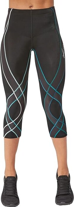 CW-X Endurance Generator Joint Muscle Support 3/4 Compression Tights  (Black/Deep Lake) Women's Workout - ShopStyle Activewear Pants