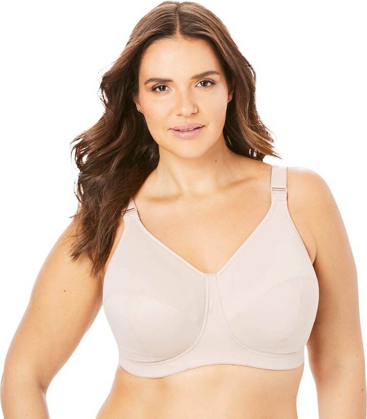 CALVENA Women's Lace Bra Full Coverage Non Padded Underwired Unlined Plus  Size Bra for Everyday Comfort