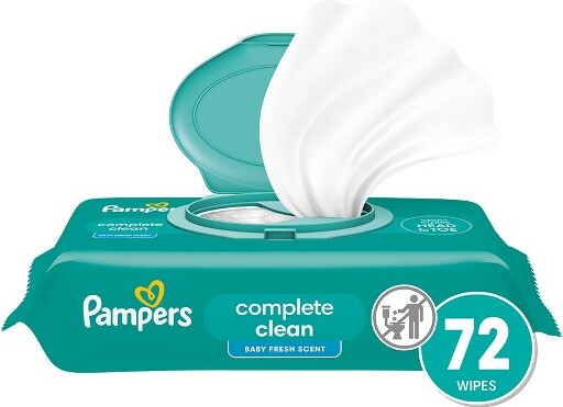 PampersCompleteCleanBabyWipesFreshScent-72ct