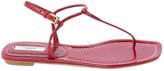 Thumbnail for your product : Prada Red Leather Sandals