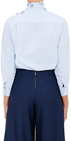 Thumbnail for your product : Jimi Roos Women's Flower-Appliquéd Cotton Shirt