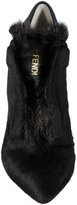 Thumbnail for your product : Fendi Fur-Trimmed Haircalf Shoe Boot