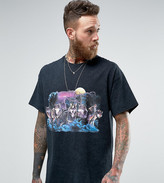 Thumbnail for your product : Reclaimed Vintage Inspired Oversized T-Shirt In Black With Wolf Print