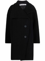 Thumbnail for your product : Acne Studios Funnel-Neck Double-Breasted Coat