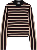 Thumbnail for your product : Iris & Ink Seri Striped Merino Wool Sweater