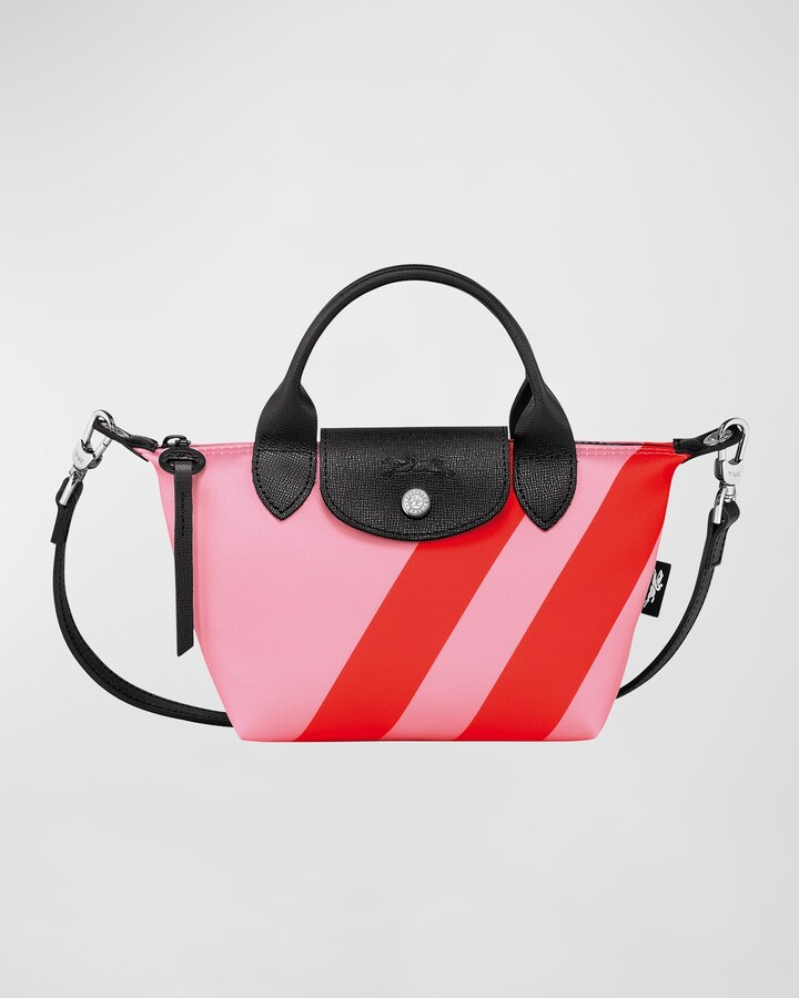 Longchamp Le Pliage Filet Knit XS Crossbody Bag - Pink – Kith