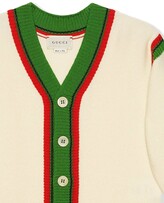 Thumbnail for your product : Gucci Children Web stripe cardigan