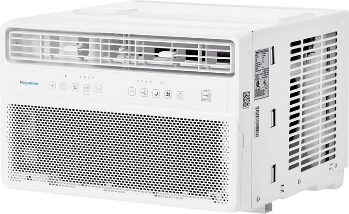 Key Stone 12,000 BTU (DOE) Window Mounted Inverter Air Conditioner Cools 550 sq. ft. with Remote Control in White