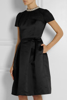 Thumbnail for your product : Lulu & Co Embellished brushed-satin dress