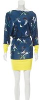 Thumbnail for your product : Suno Floral Print Dolman Sleeve Dress