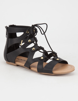 Thumbnail for your product : Soda Sunglasses Lace Up Girls Gladiator Sandals
