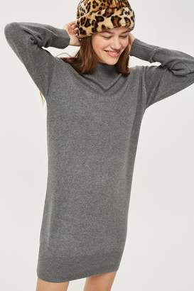 Topshop Knitted oversized sweater dress