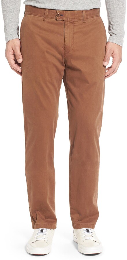Brax 'Evans' Flat Front Chinos - ShopStyle