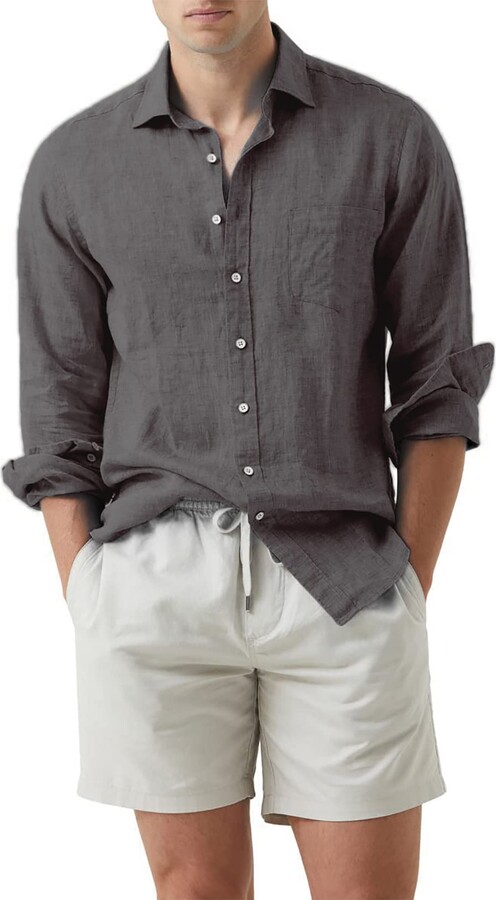 Gray Button Up Shirt