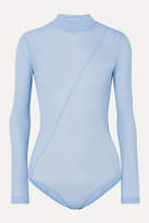 Thumbnail for your product : REJINA PYO Jesse Jersey Bodysuit - Sky blue