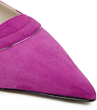 Marni Suede point-toe flats