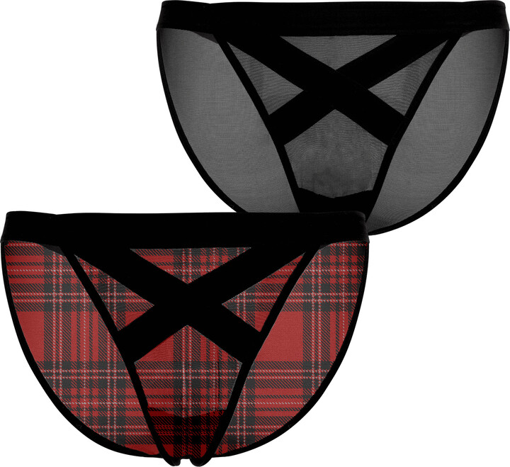 Parade Silky Mesh Cheeky, 2-Pack, Sizes XS to 3XL