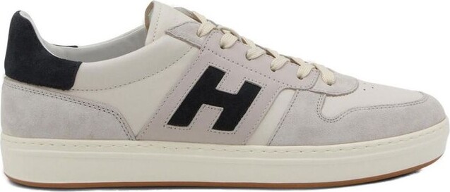 Hogan H-Stripe Lace-Up Sneakers