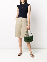 Thumbnail for your product : Extreme Cashmere Short-Sleeved Knitted Top