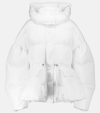 Alexander McQueen Peplum puffer jacket