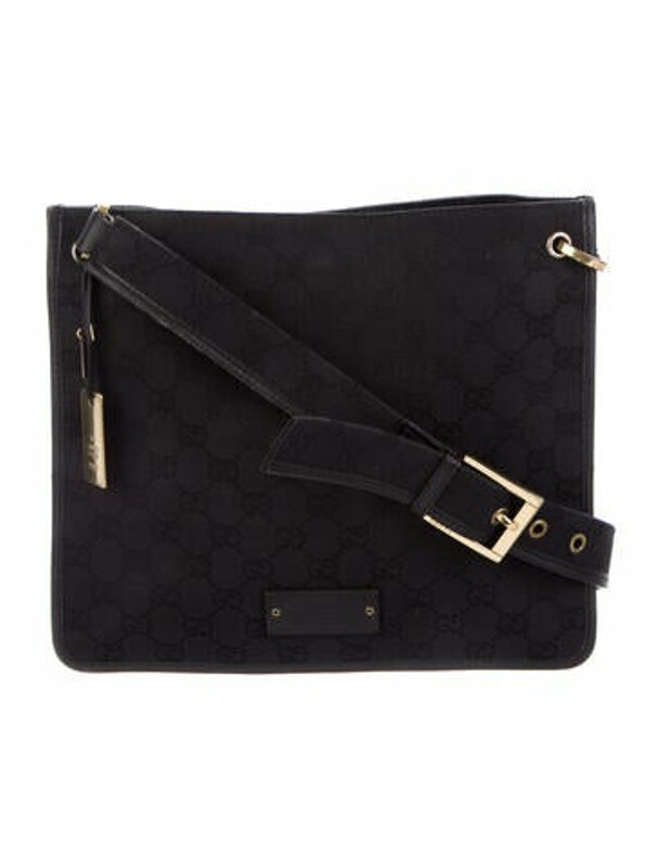 Gucci GG Canvas Messenger Bag Black ShopStyle