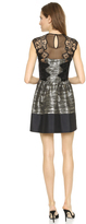 Thumbnail for your product : Alberta Ferretti Collection Sequined Lace & Jacquard Dress