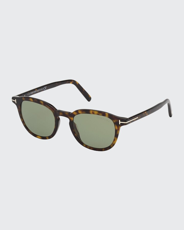 Tom Ford Men's Pax Round Acetate Sunglasses - ShopStyle
