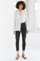 Thumbnail for your product : BDG Gridlock Band Collar Button-Down Shirt