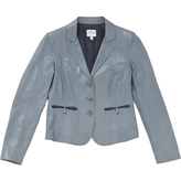 Thumbnail for your product : Emporio Armani Blue Leather Jacket