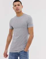 Thumbnail for your product : ASOS Design DESIGN Tall muscle fit t-shirt with crew neck in grey marl