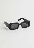 Thumbnail for your product : And other stories Squared Thick Frame Sunglasses