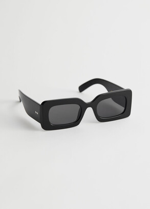 And other stories Squared Thick Frame Sunglasses