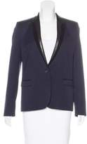 Thumbnail for your product : The Kooples Wool & Leather-Trimmed Blazer
