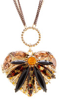 Thumbnail for your product : Betsey Johnson Hollywood Glam' Leopard Heart Necklace