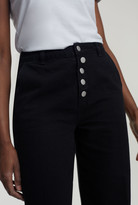 Thumbnail for your product : Long Tall Sally Button Wide Leg Jean