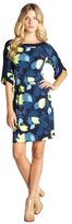 Thumbnail for your product : Tahari starry night and lemon printed 'Kathryn' dress