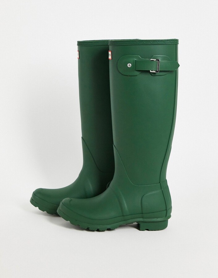 hunter green duck boots