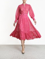 Thumbnail for your product : Zimmermann Wavelength Flared Skirt