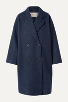 Thumbnail for your product : Mara Hoffman Clementine Oversized Double-breasted Wool Coat - Navy