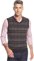 Thumbnail for your product : Geoffrey Beene Fair Isle V-Neck Sweater Vest