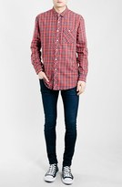 Thumbnail for your product : Topman Slim Fit Tartan Plaid Shirt