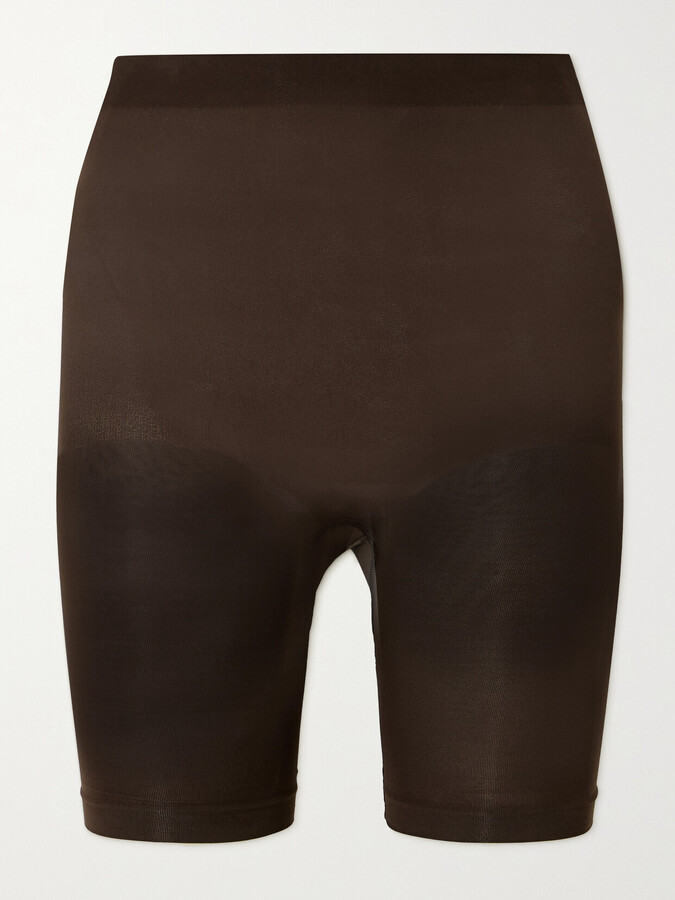 SKIMS Seamless Sculpt Mid Thigh Shorts - Cocoa