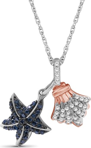 Diamond Starfish Necklace ShopStyle